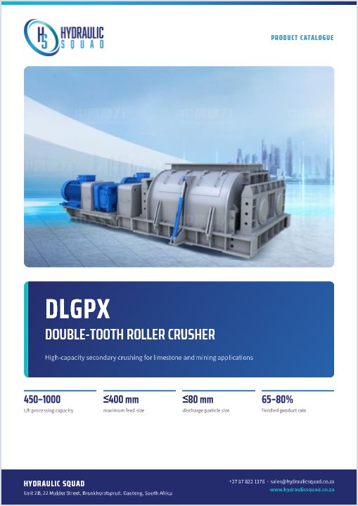 Cover of the Hydraulic Squad DLGPX Double-Tooth Roller Crusher catalogue