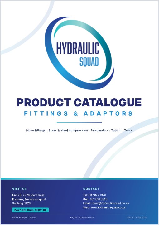 Cover of the Hydraulic Squad Product Catalogue