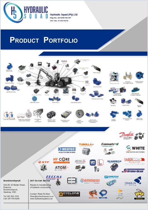 Cover of the Hydraulic Squad Product Portfolio
