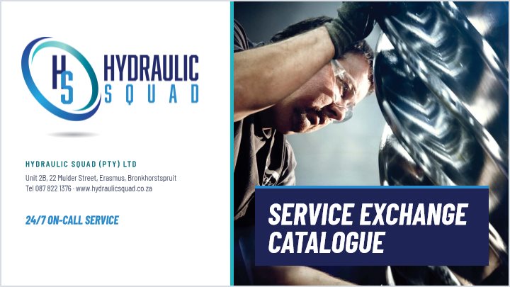 Cover of the Hydraulic Squad Service Exchange Catalogue